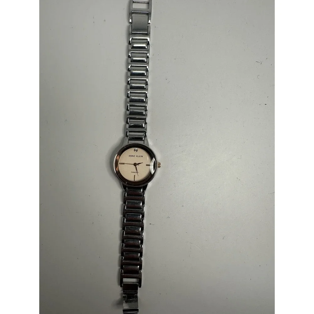 Anne Klein‎ Diamond AK/2491 Ladies Watch New Battery 28MM 7.5